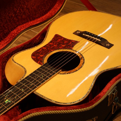 גיטרה אקוסטית עם קייס גיטרה אקוסטית עם קייס