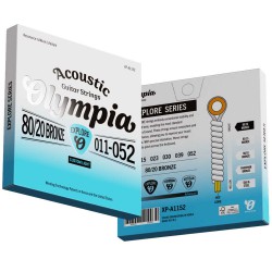 סט מיתרים לגיטרה אקוסטית 0.11