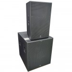 רמקול עץ 15" מוגבר 2800Watt