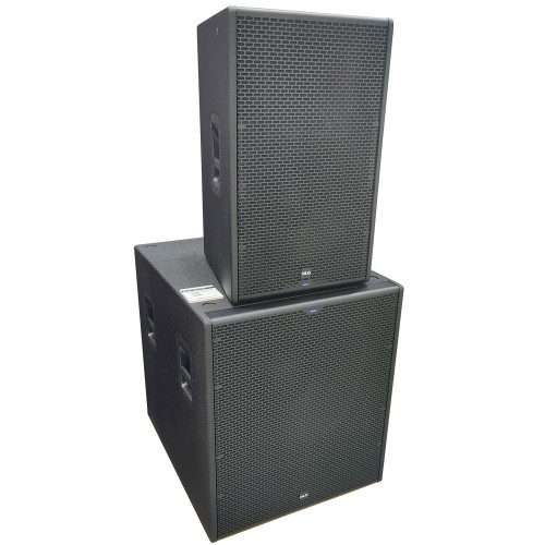 רמקול עץ 15" מוגבר 2800Watt