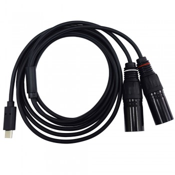 Type C to 2*XLR, 2m Cable