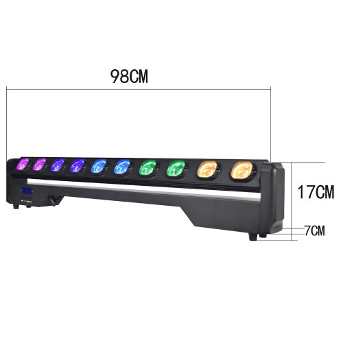 10x25W Moving Bar