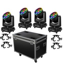 Set*4pcs 7*40W Zoom