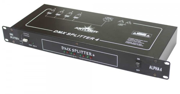 4-Way DMX Splitter