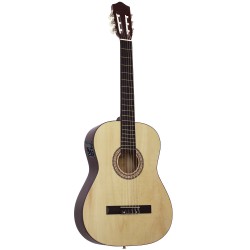 גיטרה קלאסית מוגברת עם תיק