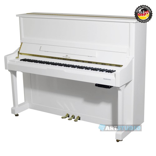 פסנתר 121 ס"מ, לבן