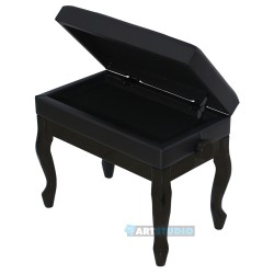 כסא לפסנתר עם תא כסא לפסנתר עם תא