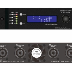 4x2000Watt@8Ω DSP 4x2000Watt@8Ω DSP