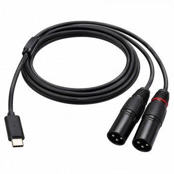 Type C to 2*XLR, 2m Cable
