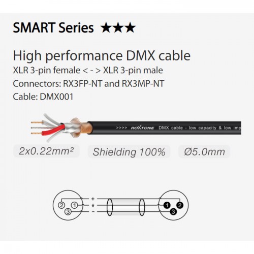 כבל DMX 10מ.