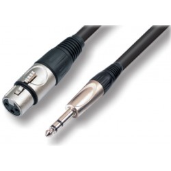 כבל XLR f - PL m סטריאו 3מ.