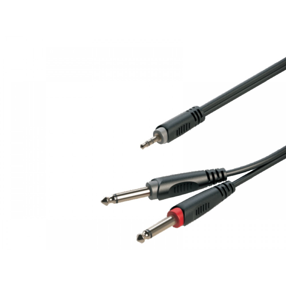 כבל PL 3.5 - PL 6.3X2 אורך 3מ.