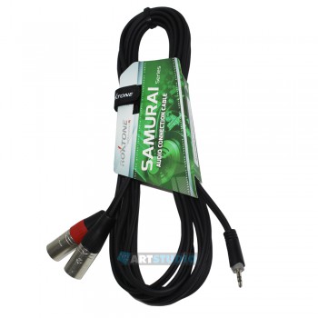 כבל XLRX2 - PL3.5 אורך 1מ.