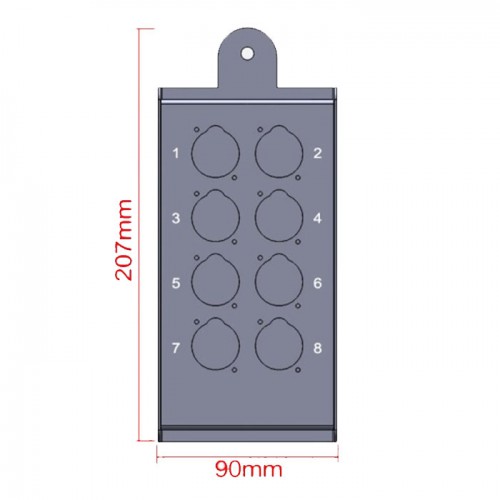 מולטיכבל 10מ. 8 XLR