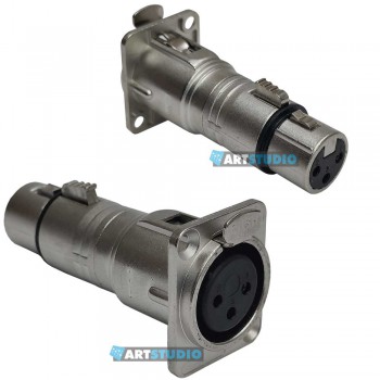 XLR F > F Pass Socket