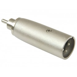 מתאם XLR m - RCA m 