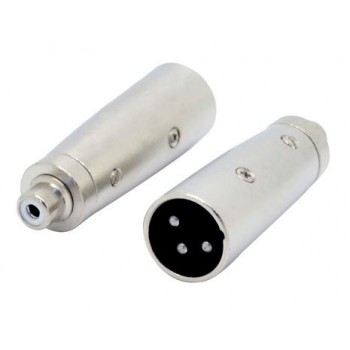 מתאם XLR m - RCA f מתאם XLR m - RCA f