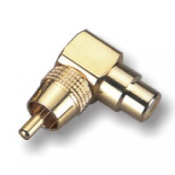 מחבר RCA זווית