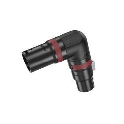 Rotatable Right-Angle XLR Adapter