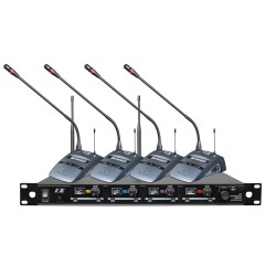 סט 4 מיקרופונים ישיבות