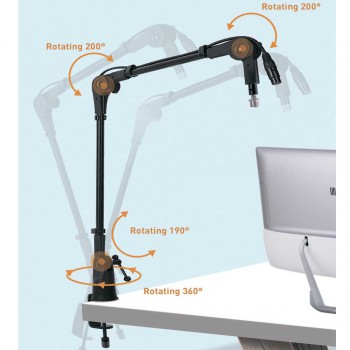 סטנד למיקרופון שולחני