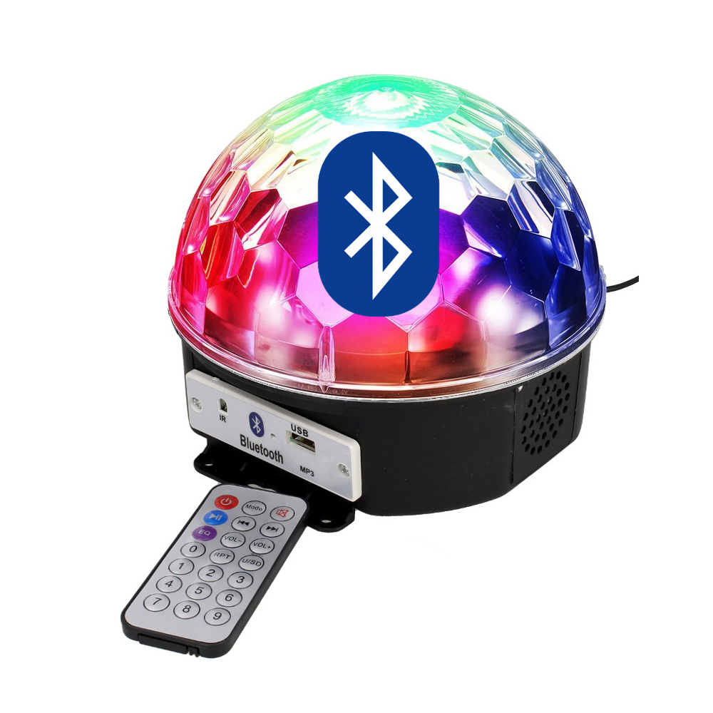 כיפת אורות משולב רמקול LED Ball 