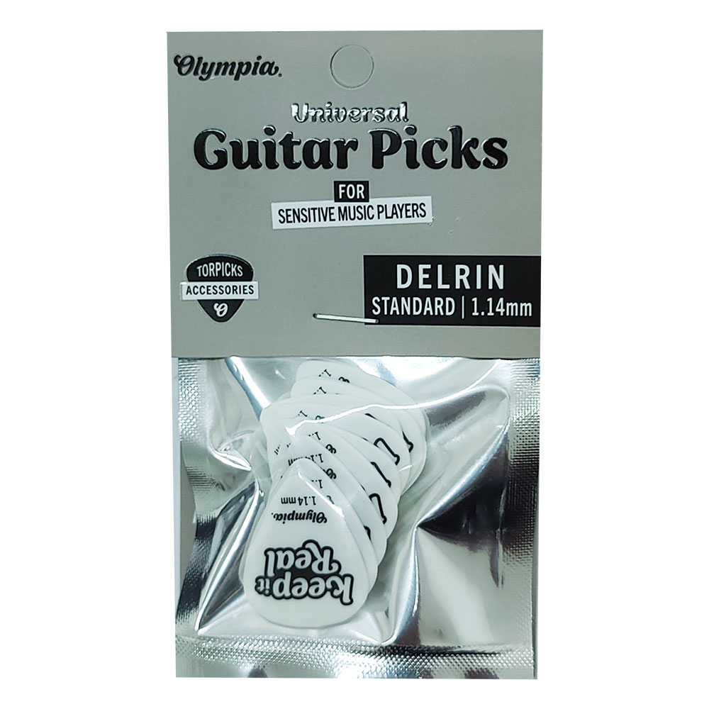 10* Delrin Guitar Picks 1.14mm