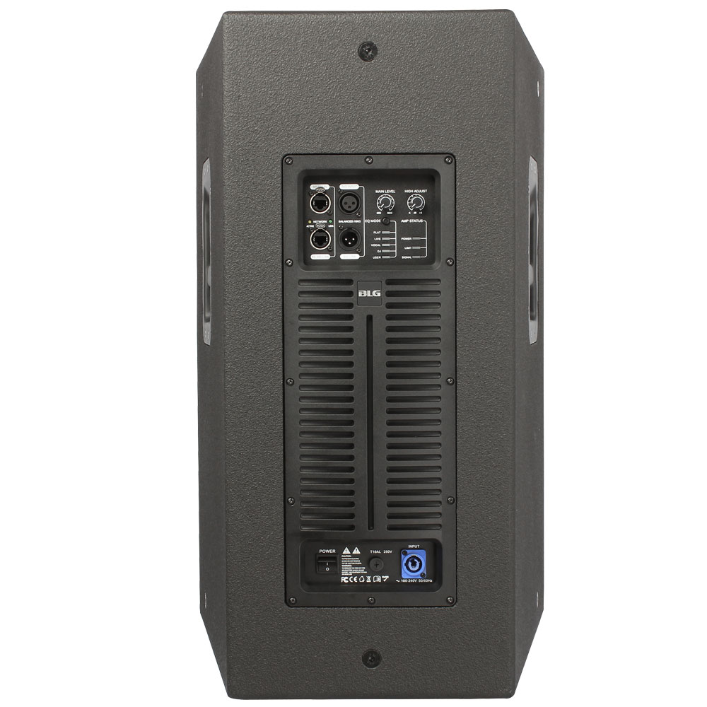 רמקול עץ 15" מוגבר 2800Watt