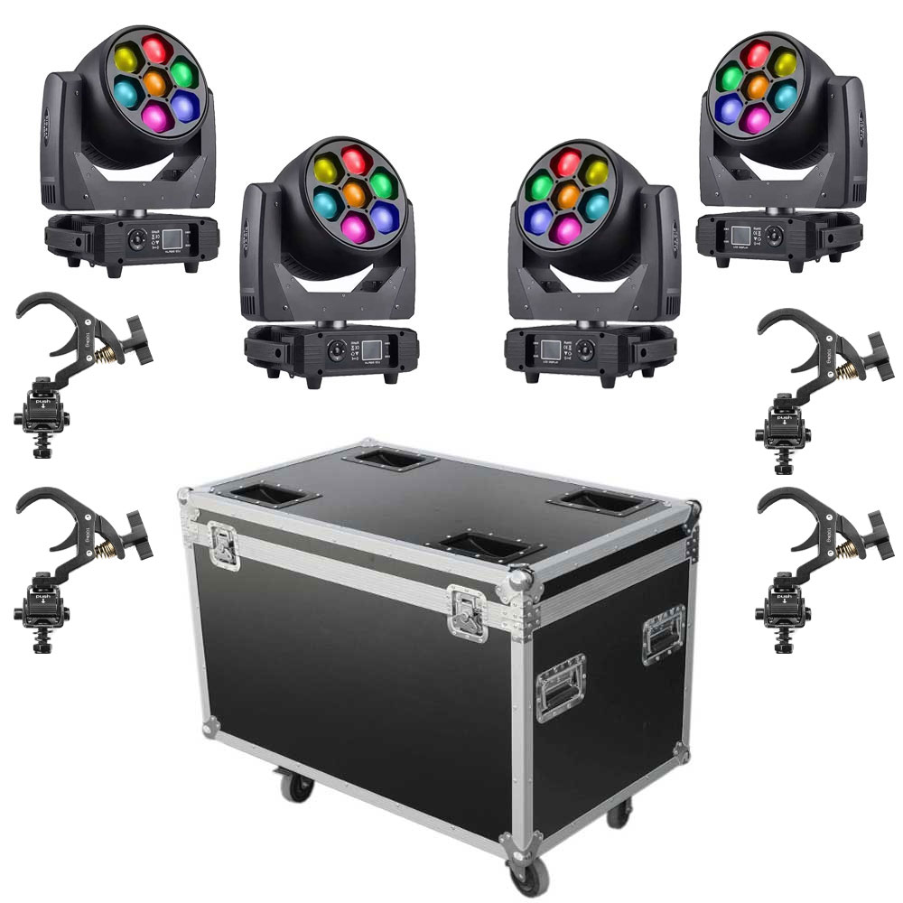 SET 4*7x40W ZoomLED
