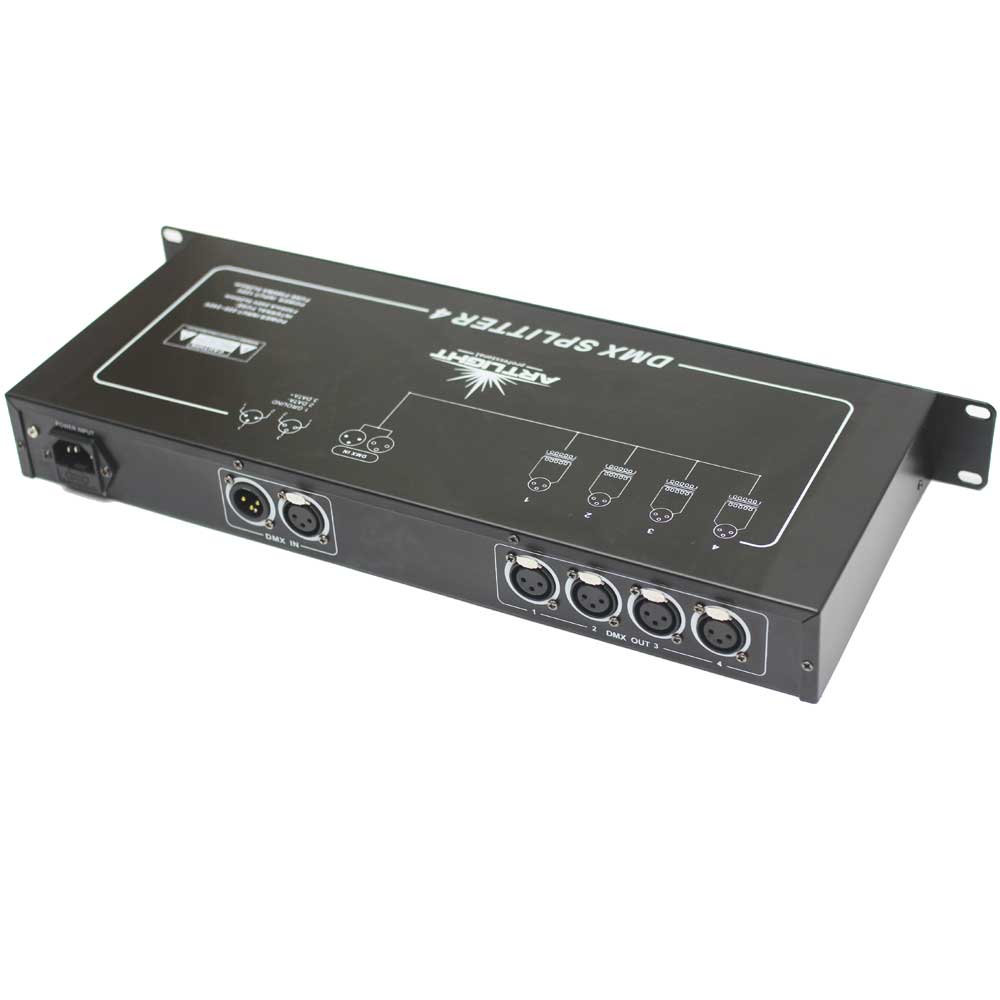 4-Way DMX Splitter 4-Way DMX Splitter