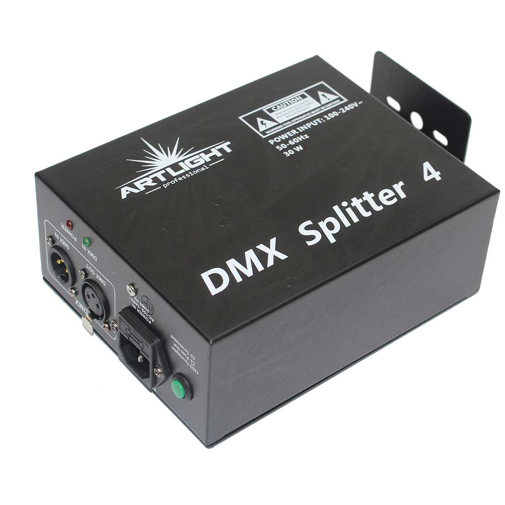 4-Way DMX Splitter 4-Way DMX Splitter