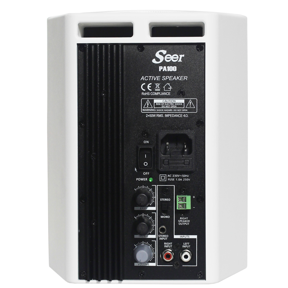 100W זוג רמקולים מוגברים 100W זוג רמקולים מוגברים