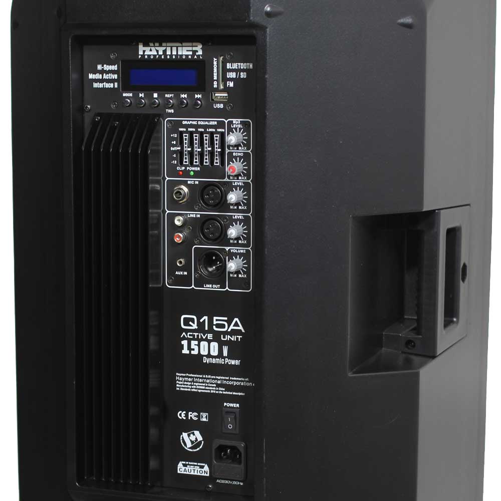 רמקול מוגבר 15" / 1500W