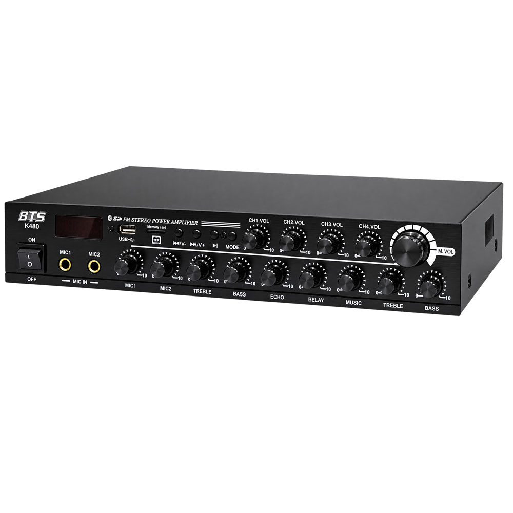 4×80W RMS@8Ω Amplifier 4×80W RMS@8Ω Amplifier