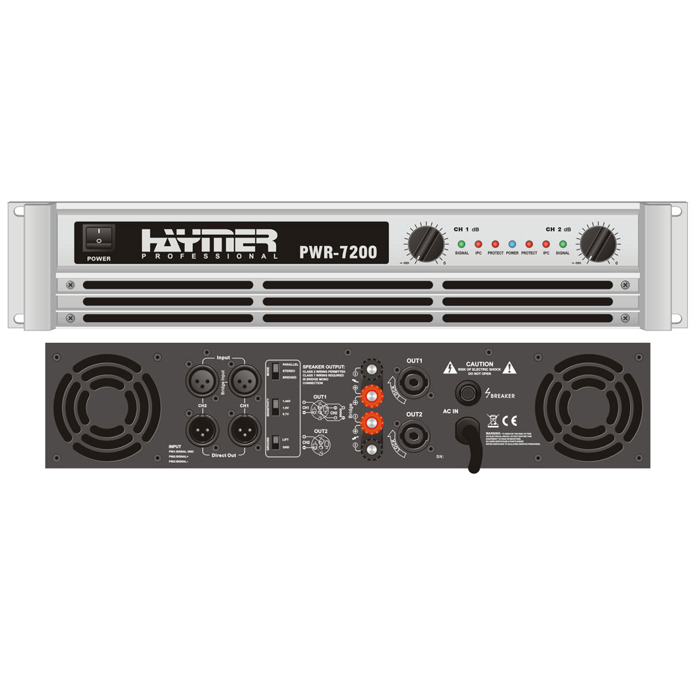  2x 800W @ 8Ω