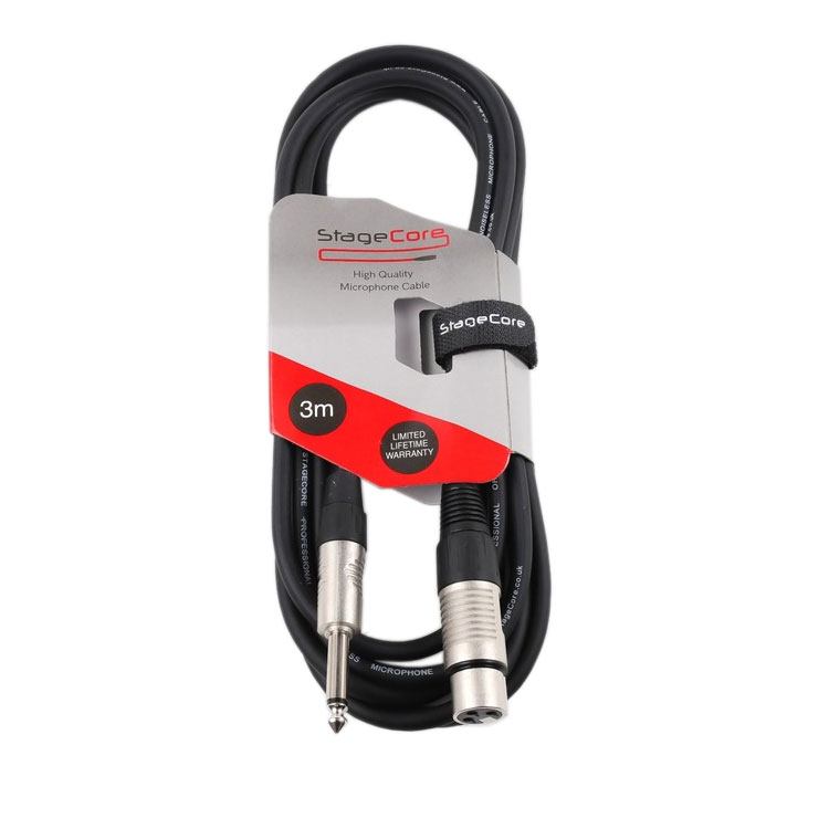 כבל XLR f - PL m  10מ.