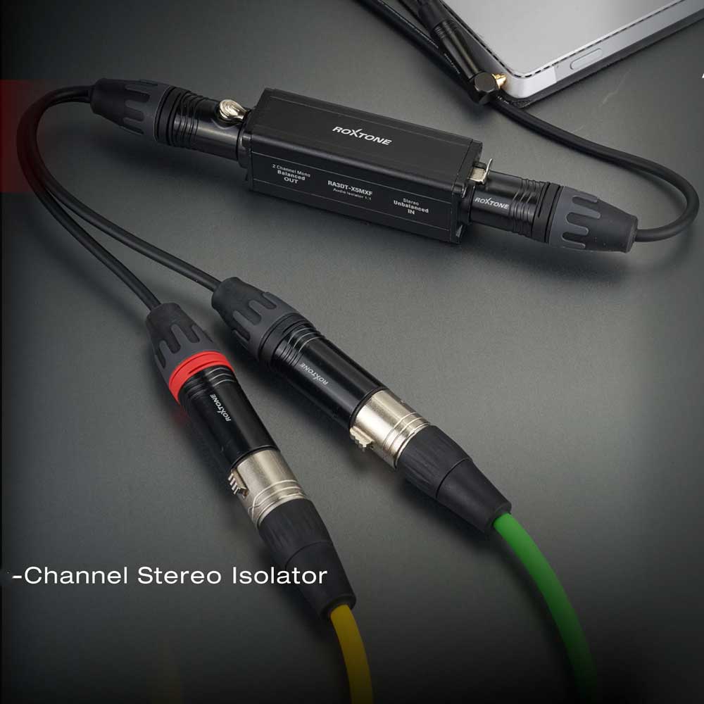 Stereo Isolator 3.5mm<XLRx2