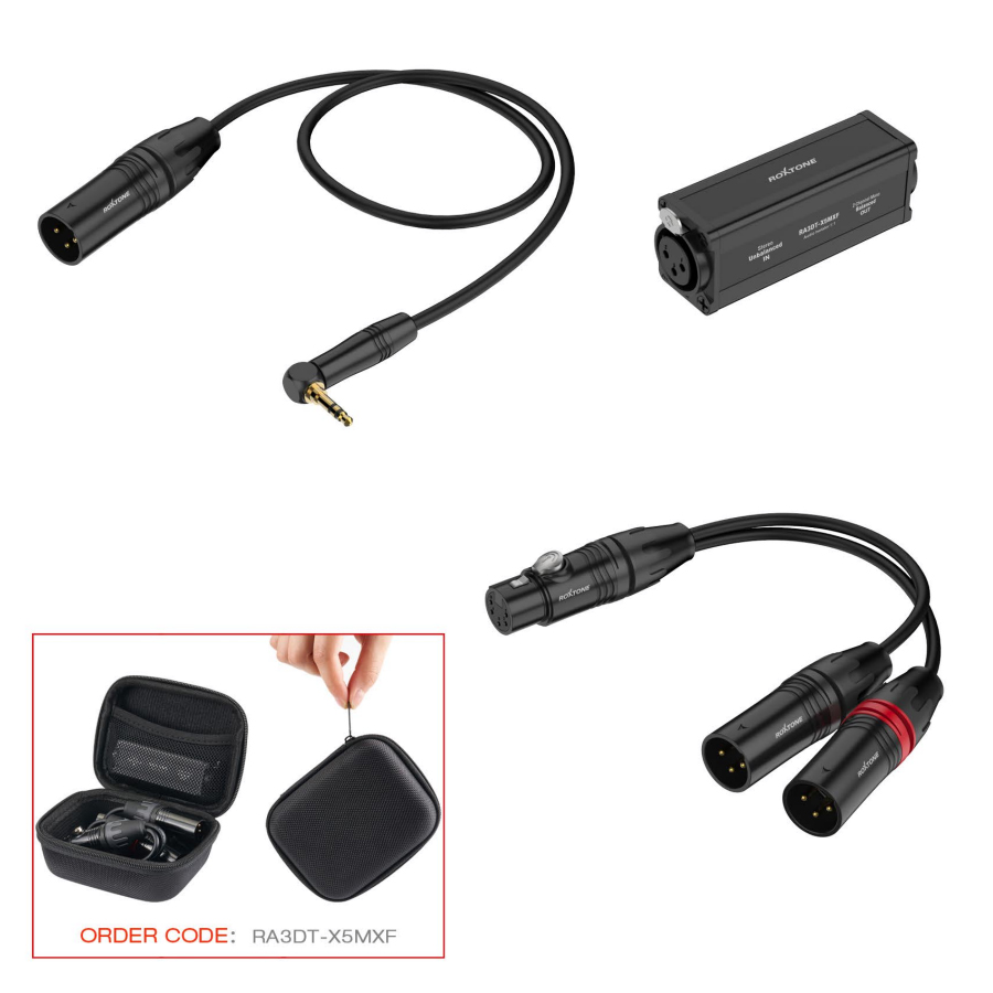 Stereo Isolator 3.5mm<XLRx2 Stereo Isolator 3.5mm<XLRx2