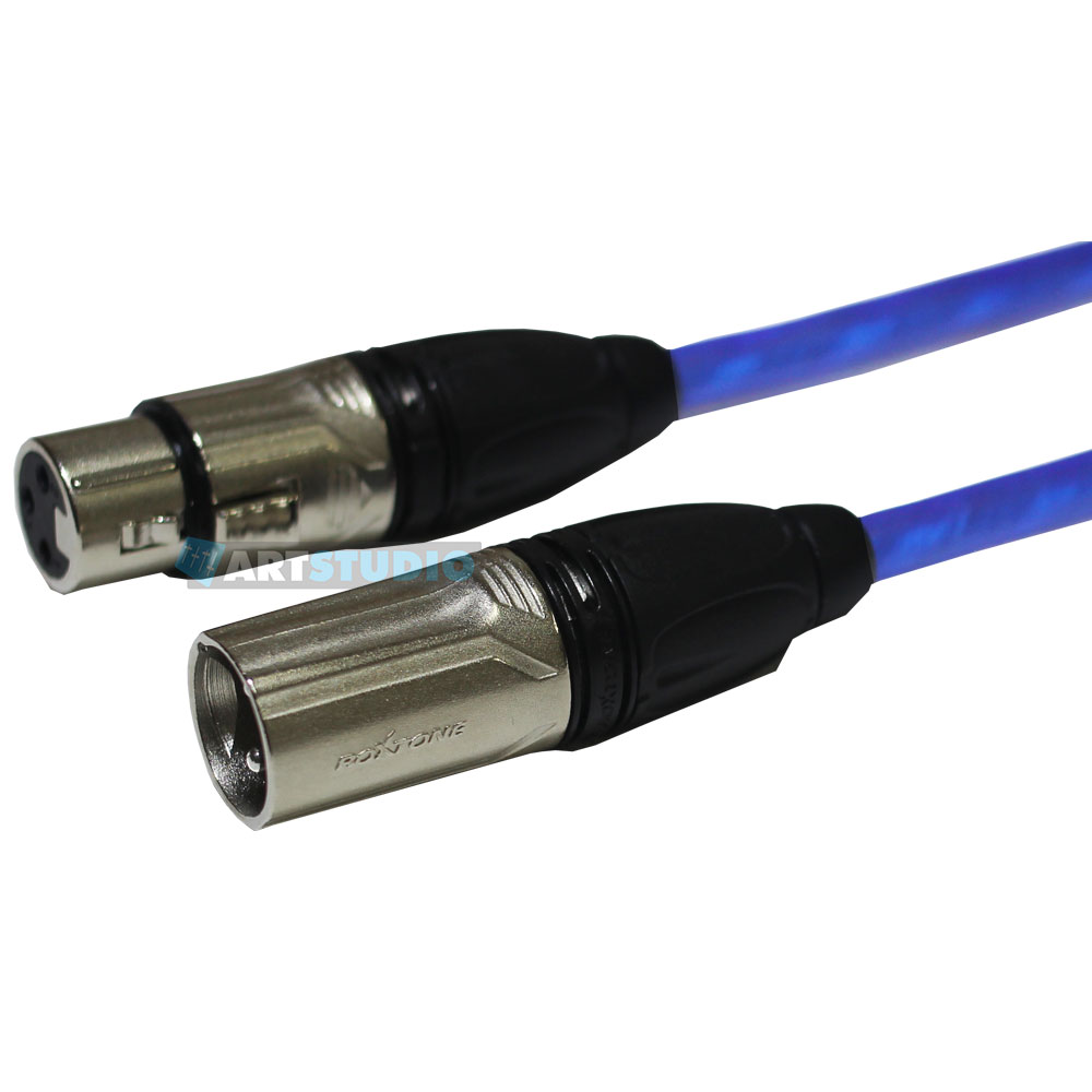 גליל 100מ. XLR-כחול