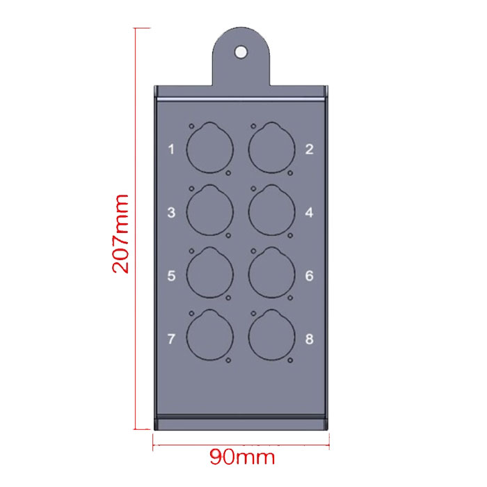 מולטיכבל 10מ. 8 XLR