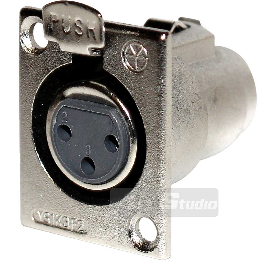שקע XLR נקבה שקע XLR נקבה