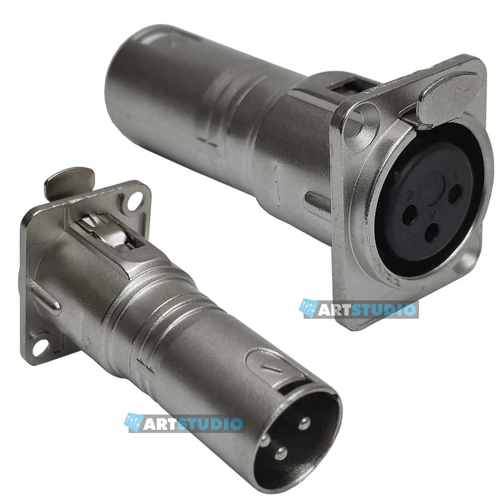 XLR F > M Pass Socket
