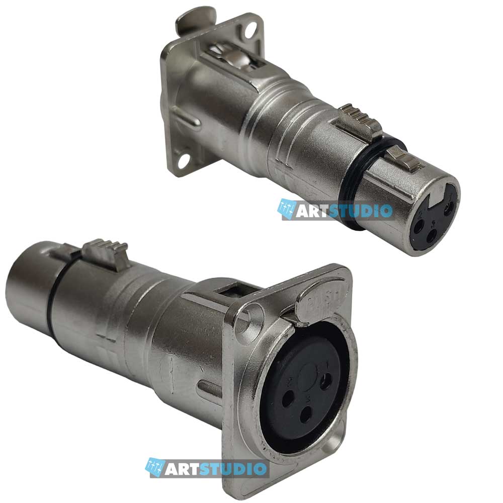 XLR F > F Pass Socket