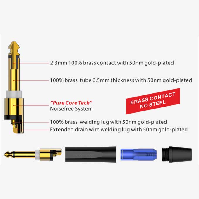 6.3mm mono plug