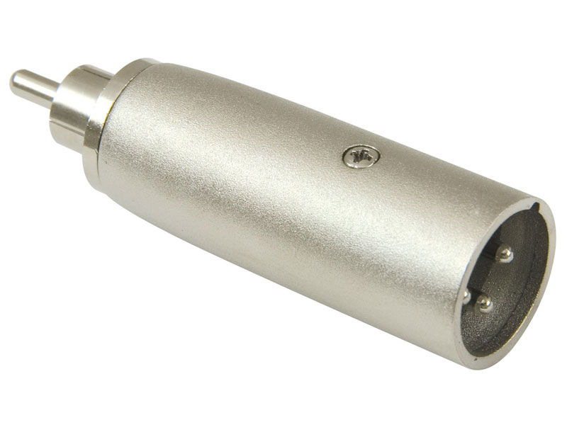מתאם XLR m - RCA m 