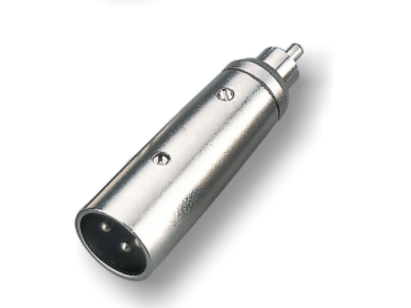 מתאם XLR m - RCA m 