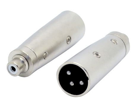 מתאם XLR m - RCA f