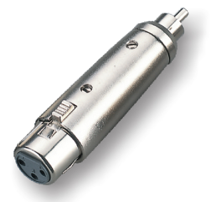 מתאם XLR f- RCA m 