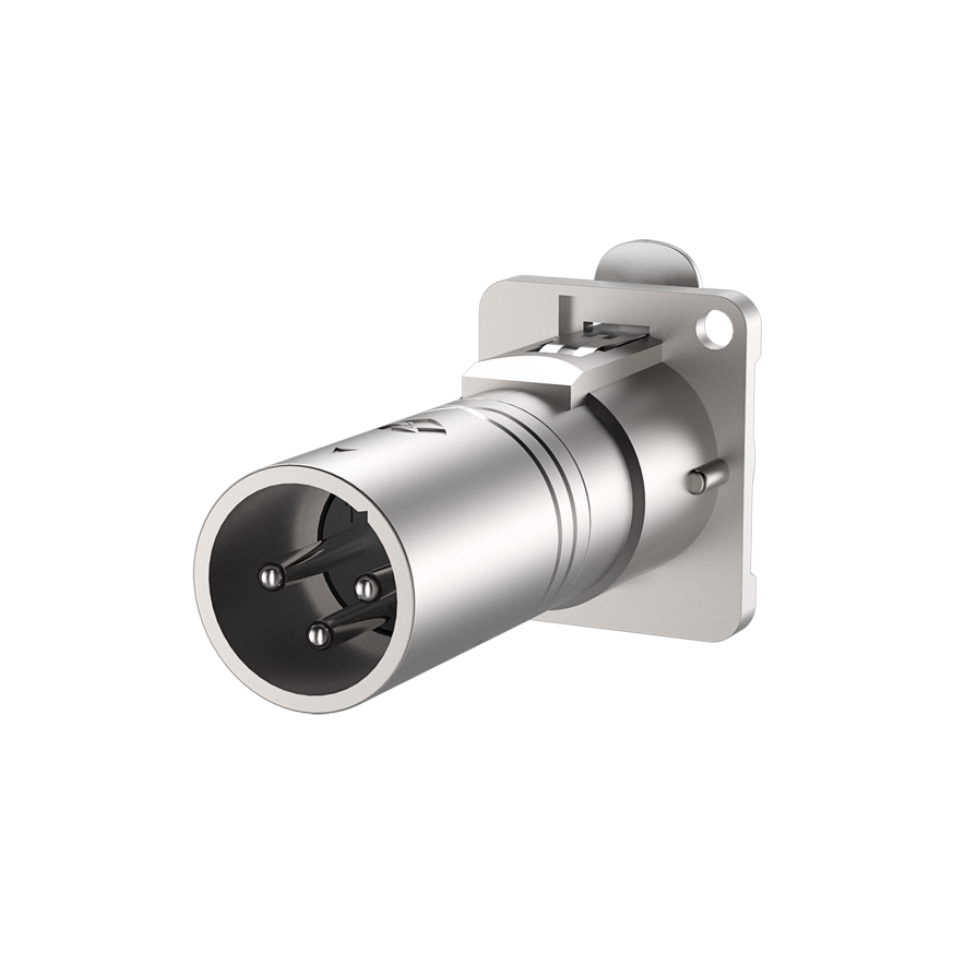 מחבר XLR נקבה לזכר