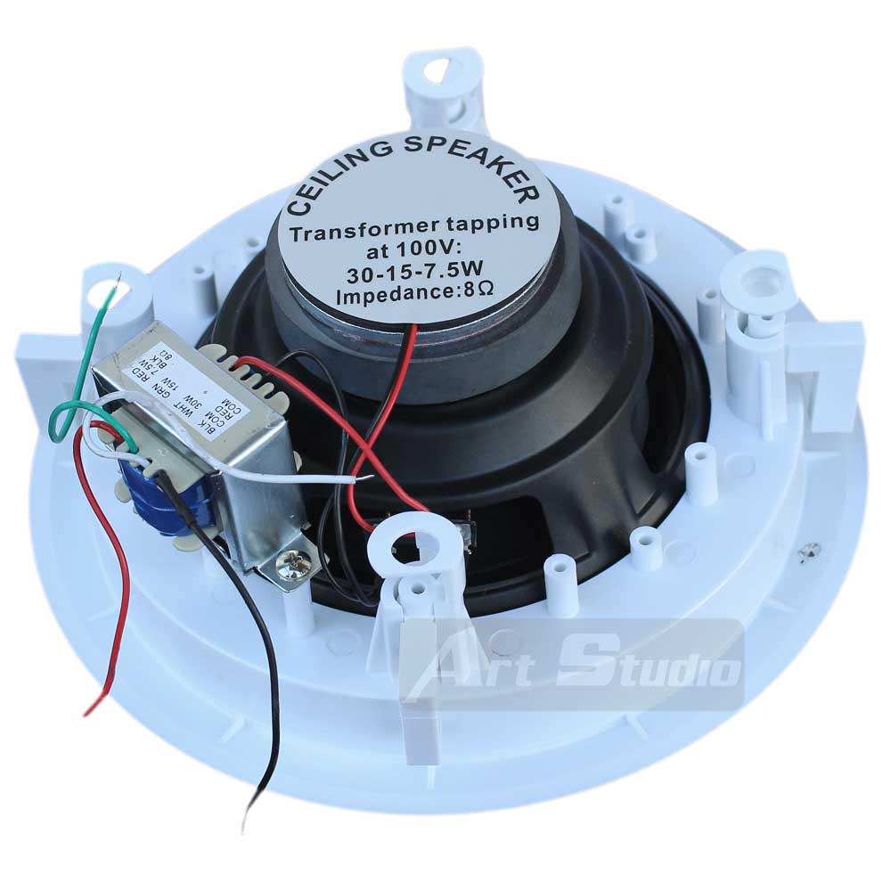 רמקול שקוע 6" / 30W 2way שנאי קו
